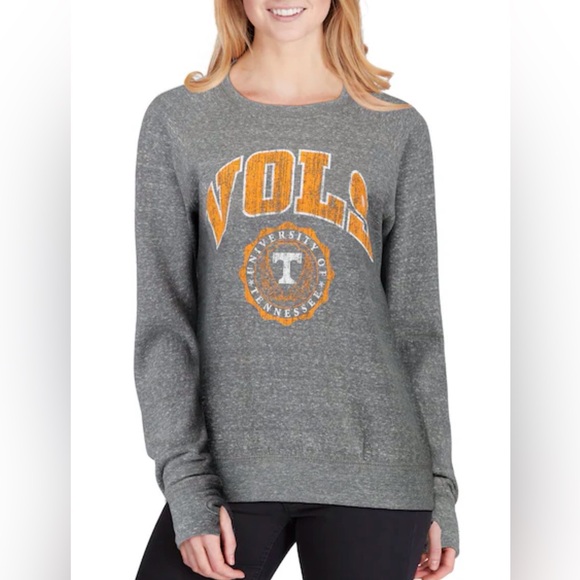 Tennessee Volunteers Pressbox Women’s Edith Vintage Knobi Pullover Sweatshirt SM - Picture 1 of 7